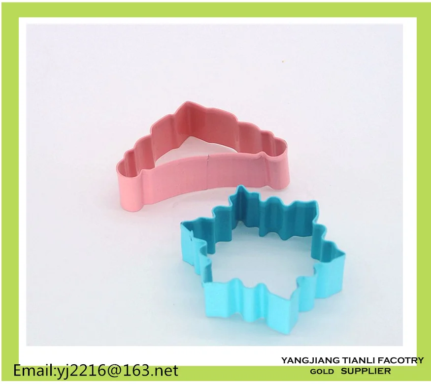 Лидер продаж на Amazon, набор печенья с красочными снежинками и короной для принцессы