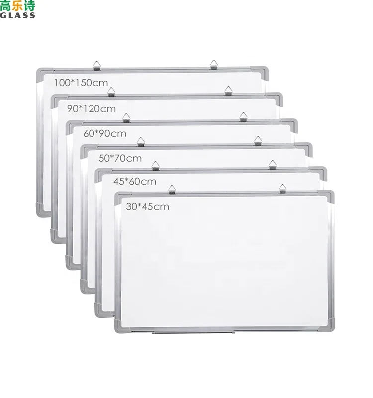 
School Magnetic Dry Erase White Board Standard whiteboard sizes for Classroom 