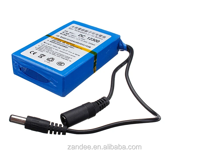 Super rechargeable DC 12v 3ah li-ion battery pack for Small toy car motor pump YSD-12300