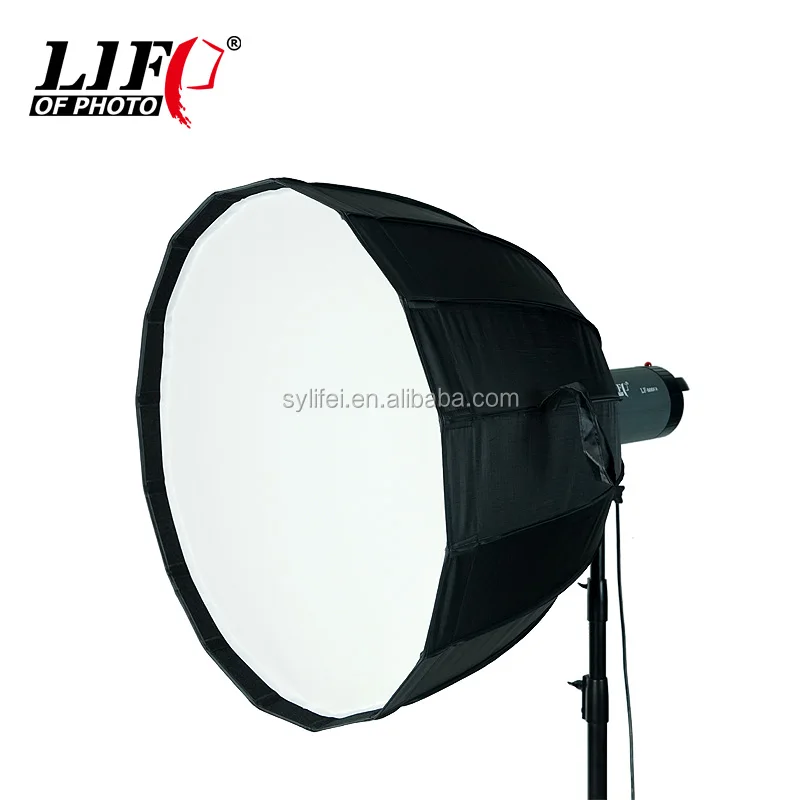 
2017 New hot sale deep parabolic softbox quick open softbox with 16 rods 