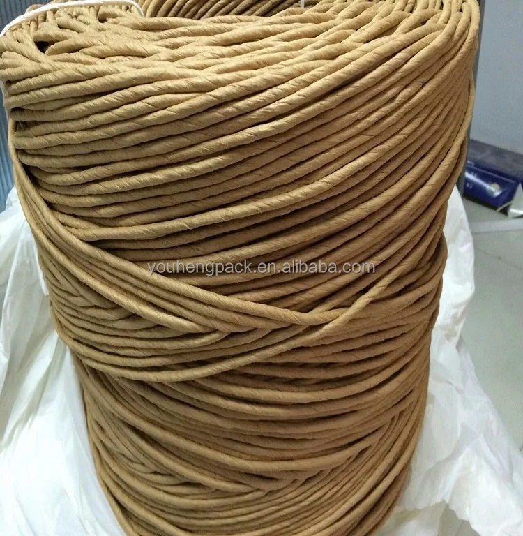 high quality one starnd 3mm 4mm 6mm paper cord for chairs