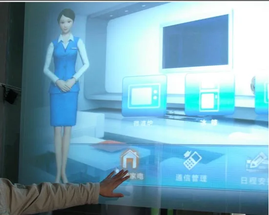 FLYIN витрина магазина самоклеящаяся голограмма задний проектор пленка рамка