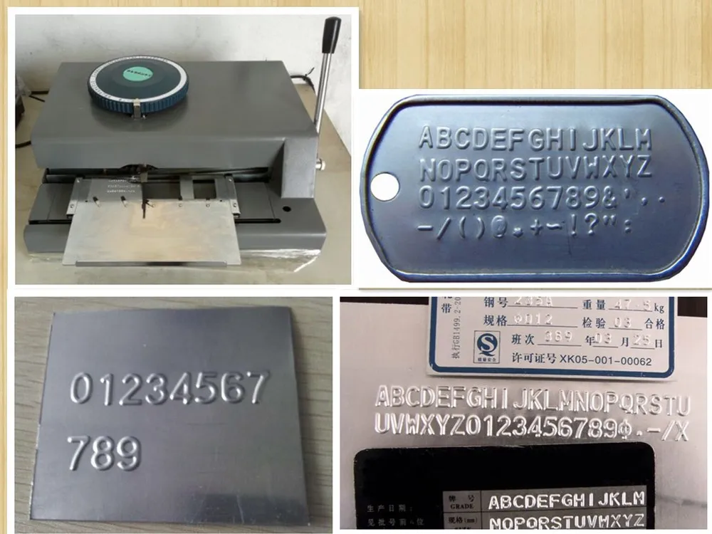 Hot Sale Stainless Steel Dog Tags Embosser,Manual Dog Tag Embossing Machine