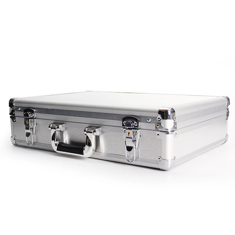 Customized Size silver/black Metal material practical portable light control switch demo case