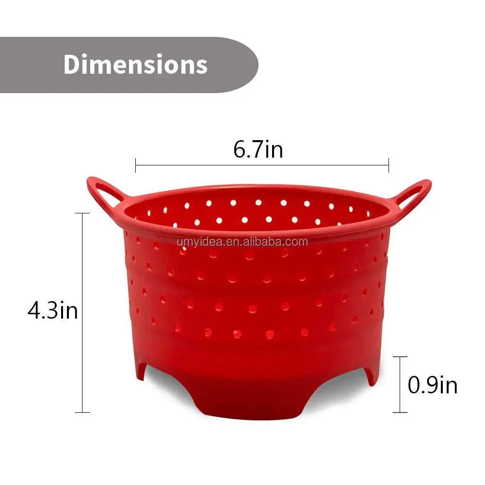 Новинка 2019 скороварка силиконовая корзина для приготовления еды яиц пароварка мгновенной плиты кастрюля 5qt 6qt 8qt