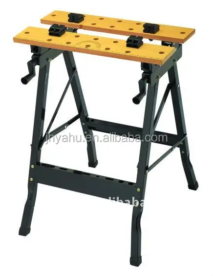 30 Square Tilted Work Top Adjustable Folding Woodworking Hand Tool Workbench