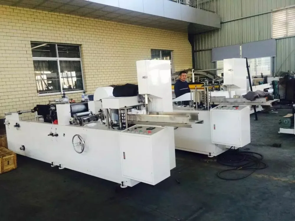 HX-CJ-330 Embossed 1 / 4 Napkin Folding Machine