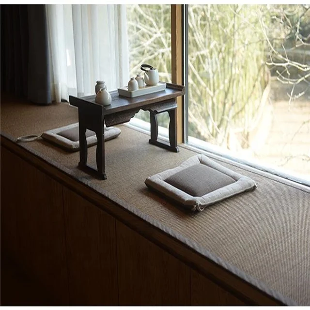 
Floor Bamboo Carpet Pad Large Rectangle Mattress Mat Portable Tatami Fashion Rug Designer Silk Carpet Household Living Room Bedr 