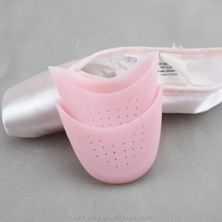 Силиконовые гелевые накладки на носок для балерины R0016 протектор танцев ногах Силиконовая