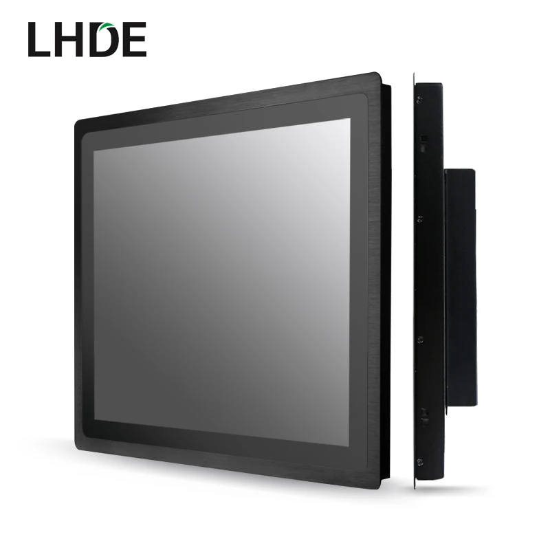 17inch industrial touch screen panel pc with 1280x1024 resolution,aluminum case