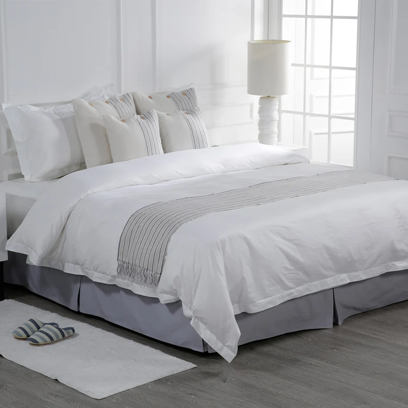 50% Discount Manufacturers Hotel  King Size White Stock 100% Cotton Ropa De Cama Sabanas Modern Bed Sheets Sets