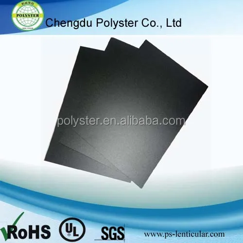 leading EV lithium battery 0.50mm black UL94 V-0 Polycarbonate PC film insulation as Longhua Lexan  FR700