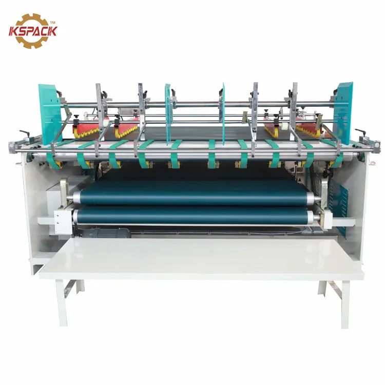 
Semi automatic corrugated paperboard folder gluer machine 2 pieces 