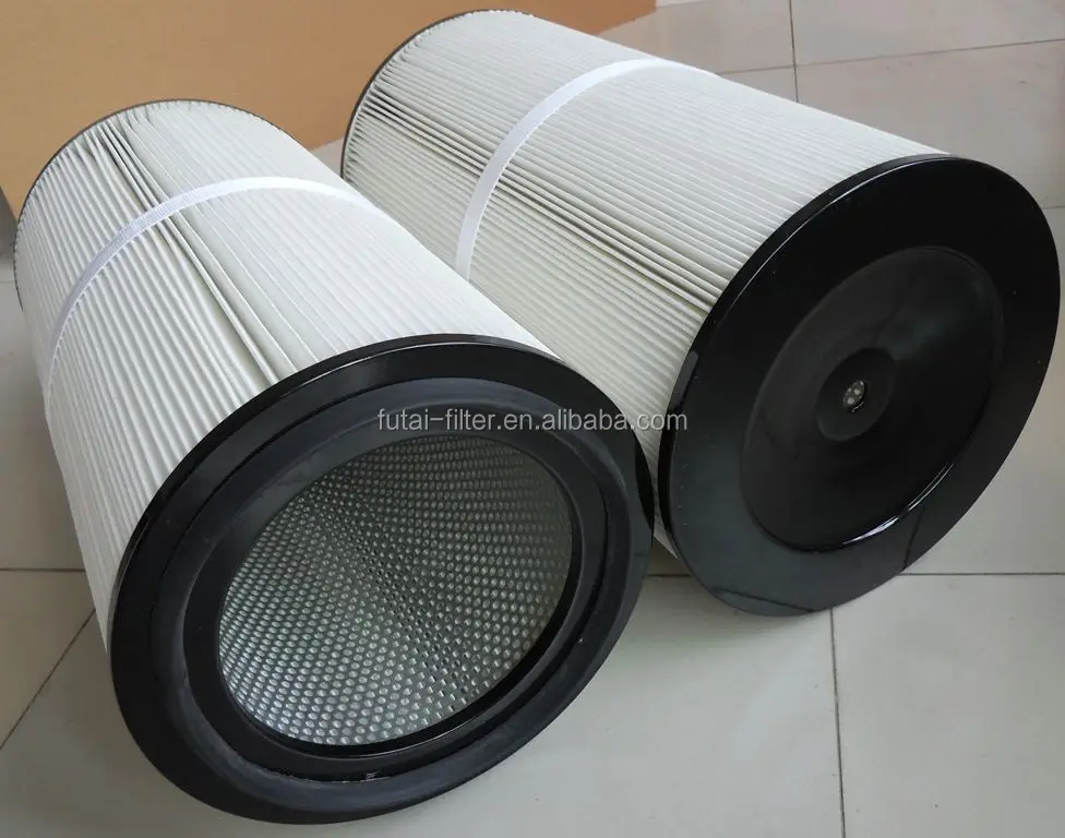 Industrial Pleated Dust Collector Cylinder Filter Cartridge H14 Hepa Filter