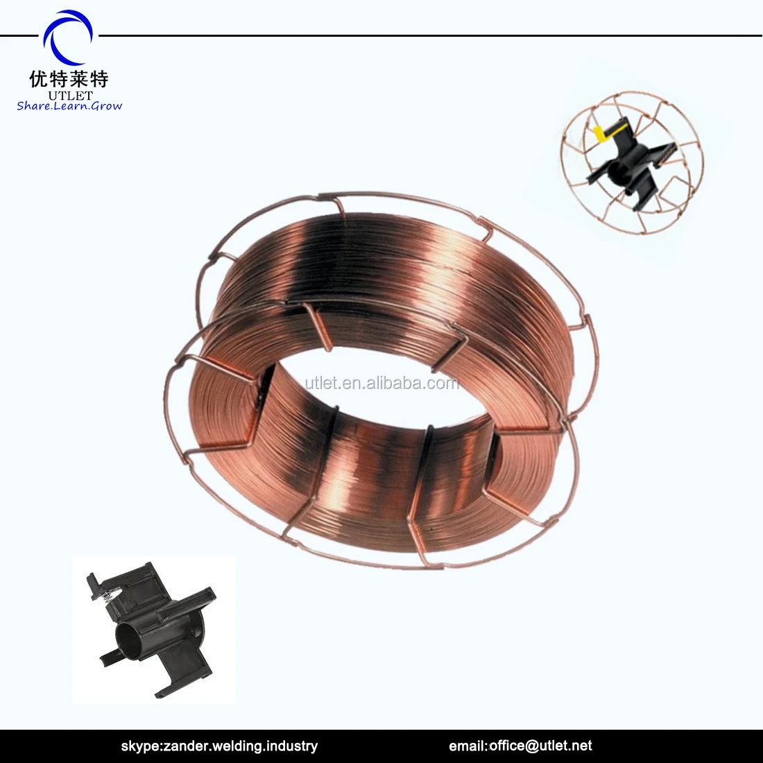 A5.18 ER70S-6 SOLDADURA ALAMBRE ER70S-6 0.9MM 0.035 15KG factory