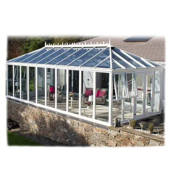 
Custom Aluminum Structure Solarium Sun Room Glass House/Made In China Sun Room Garden Room Winter Garden Glass Houses 