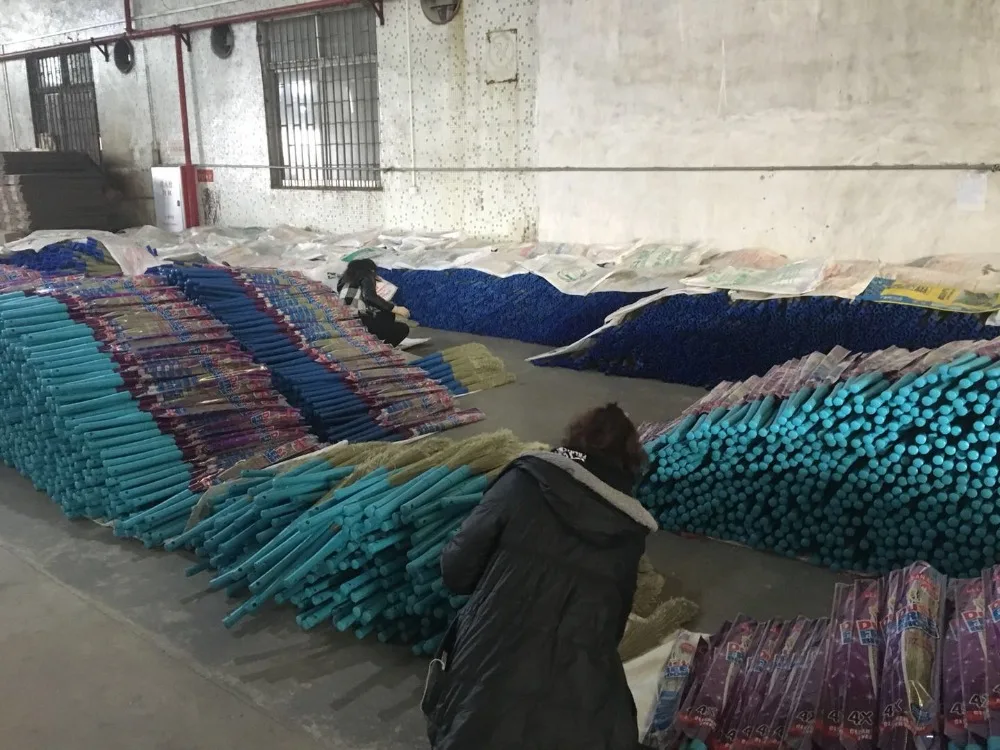 india phool jhadu grass broom making machine