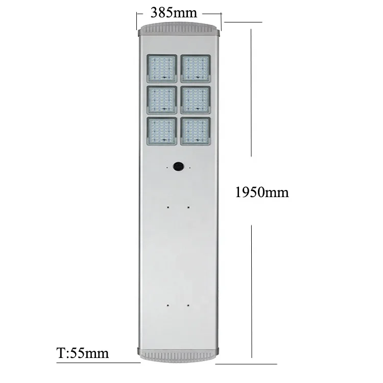 70W 100W 120W aluminium die casting quality led all in one solar street light lighting