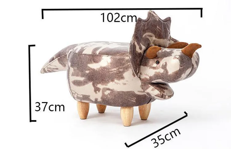 Children Kids Animal Wooden Foot Stool