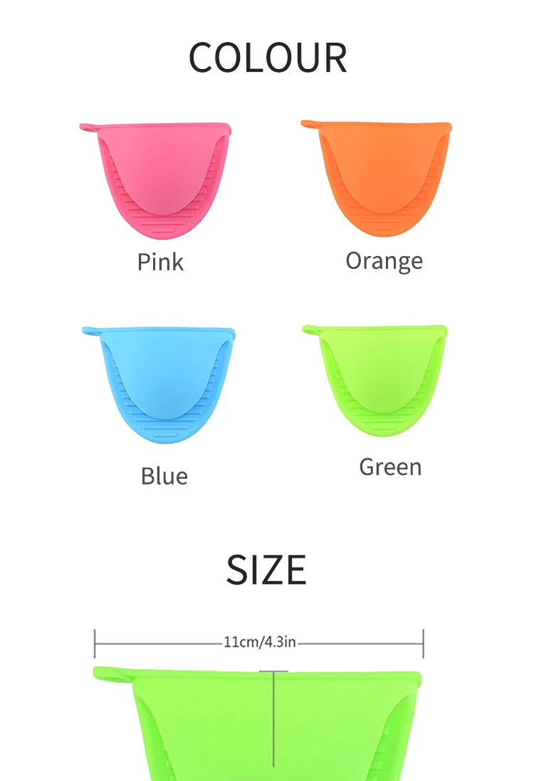 Professional Silicone Oven Mitt - 1 Pair - Oven Mitts with Quilted Liner for Extra Protection BBQ Gloves