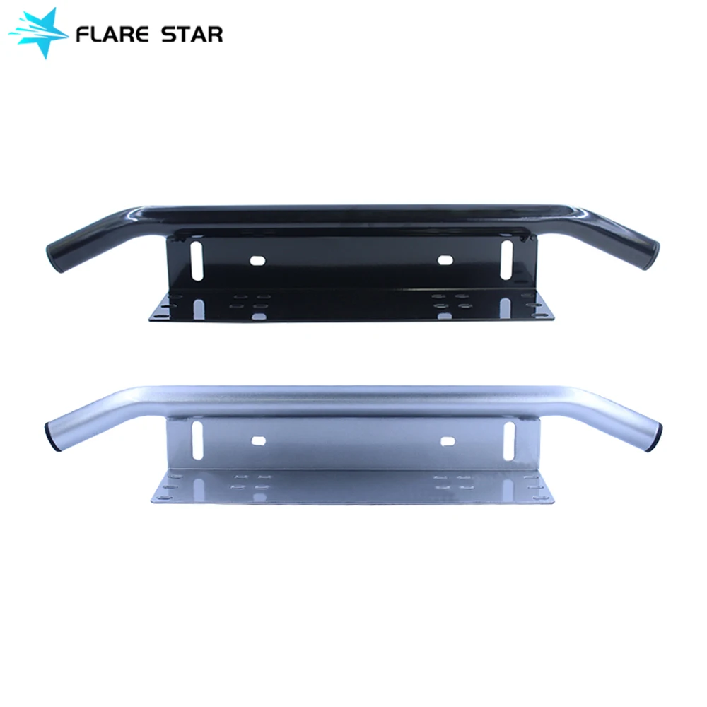 Aluminum Front License Bracket, Front Bumper License Plate Mount Bracket Holder for Off-Road LED Driving Light Bar
