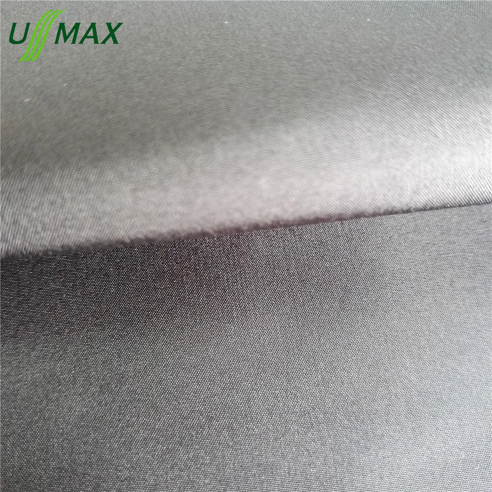 
50d*50d waterproof PU coated cotton feel imitated memory for jackets down wear fabric 