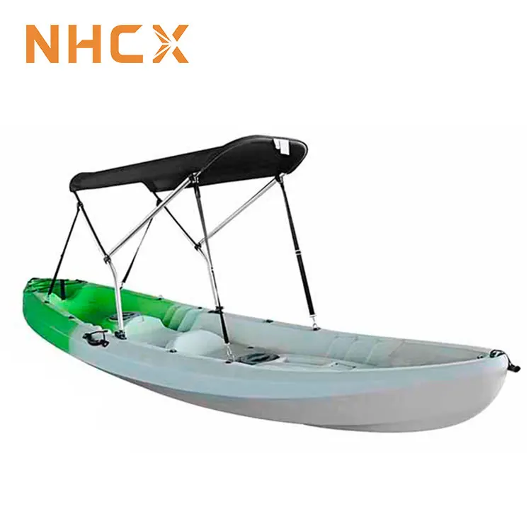 Portable Bimini Top Cover Canopy folding aluminum kayak bimini top