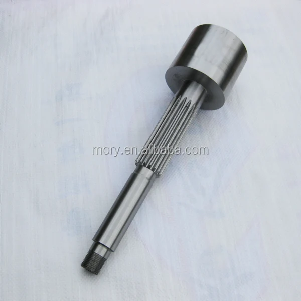 precision CNC Steel turned lathe spline shaft