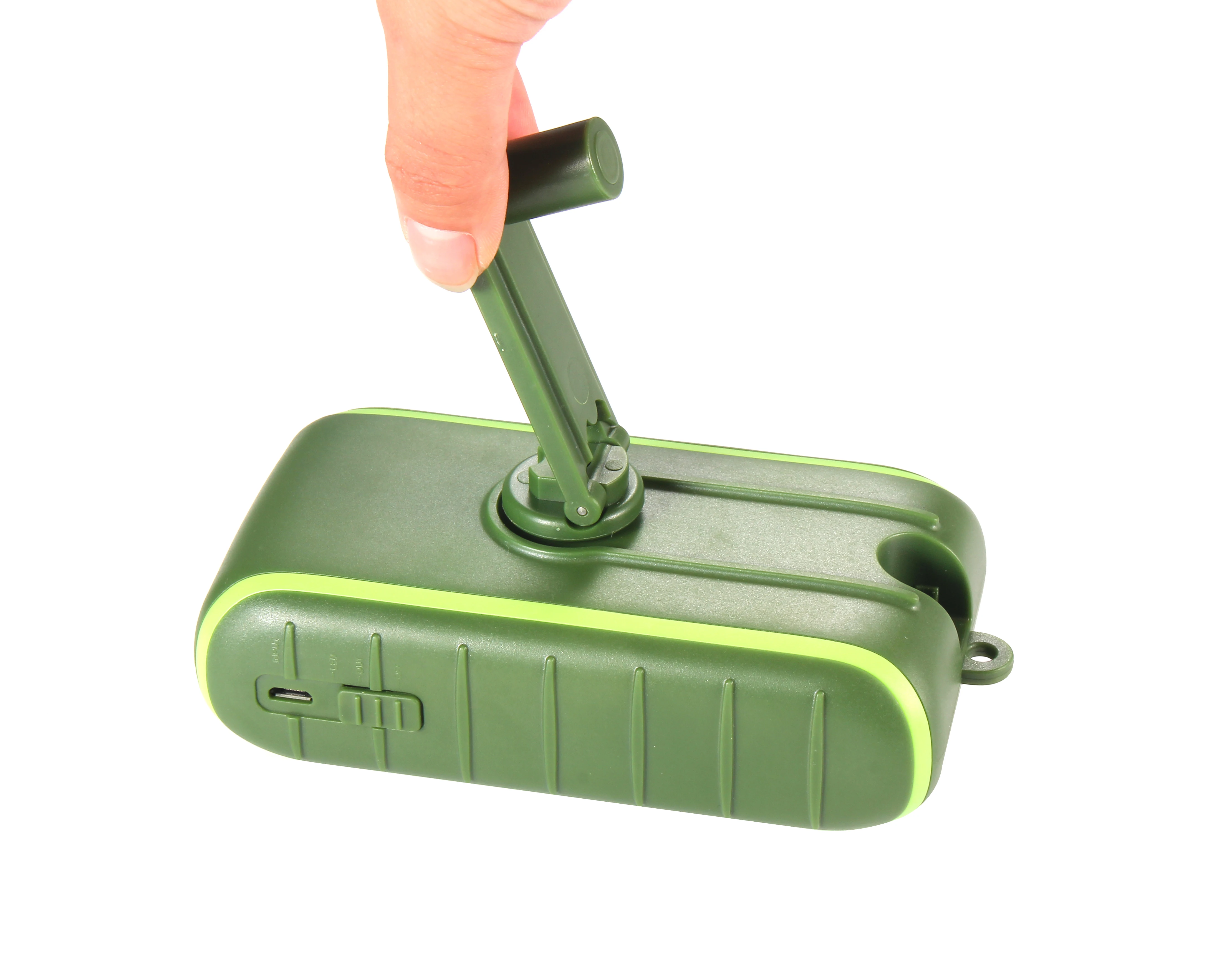 Universal LED Flashlight  Portable Mini Waterproof Mobile Solar Power Bank 8000mah solar charger with Carabiner