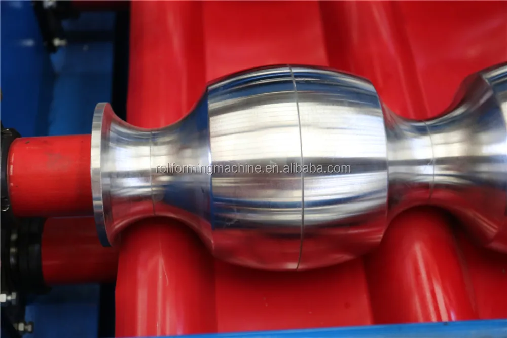 glazed roof tile roll forming machine, metal tile making machinery