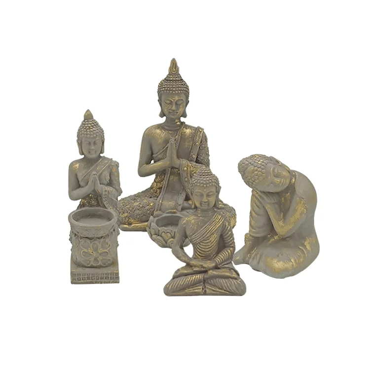 Custom Handmade Decorative cement clay  buddha statues garden buddha india