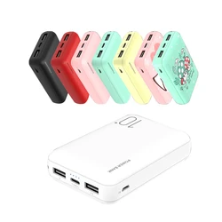 Best selling products  Customize logo portable Dual USB 10000mah LCD Indicator  mobile phone charger power bank