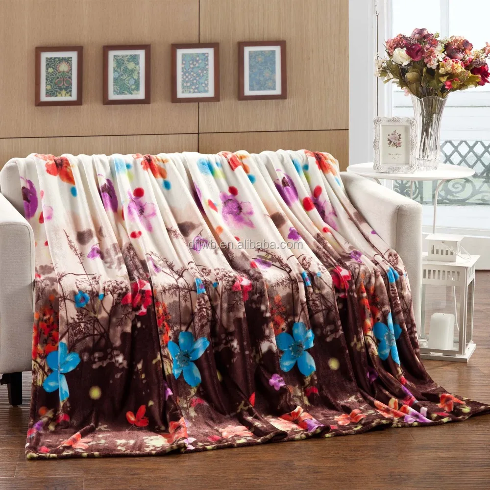 Последние горячие продажи 100% полиэстер фланели плед из флиса