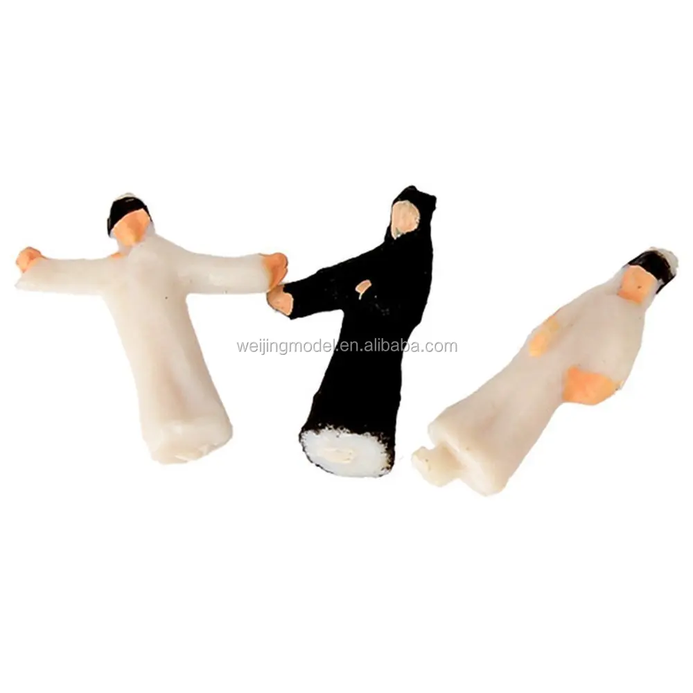 
1/150 Plastic 3d Arab model figure in building model 