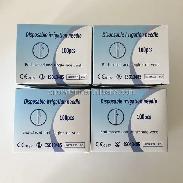 Dental Endo irrigation needle with Closed end tips (Double vented)