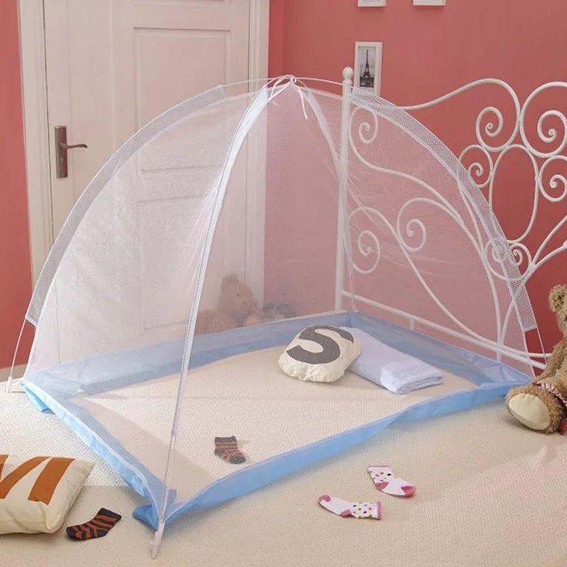 New products polyester safe folding baby cot mosquito net