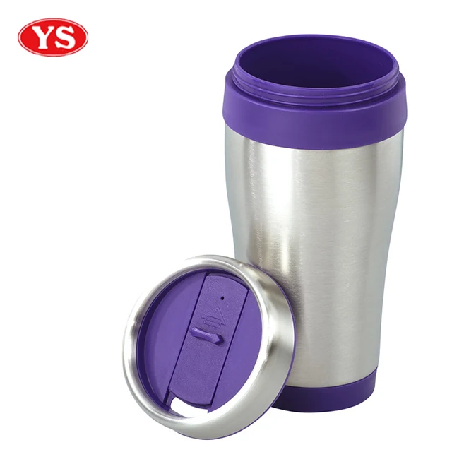 16oz double wall stainless steel thermos travel auto coffee mug tumbler