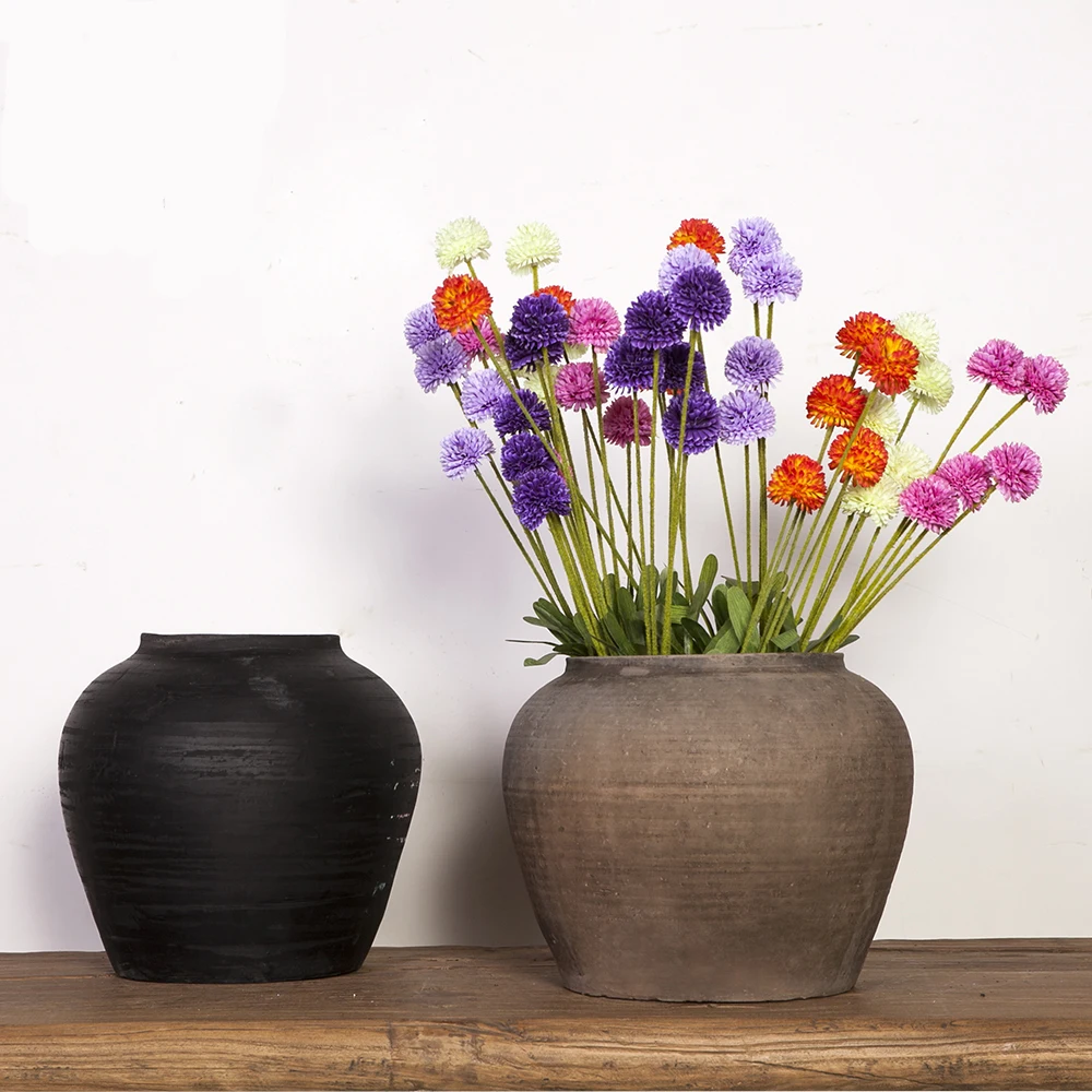 antique home interior decorative handmade pots gallipot