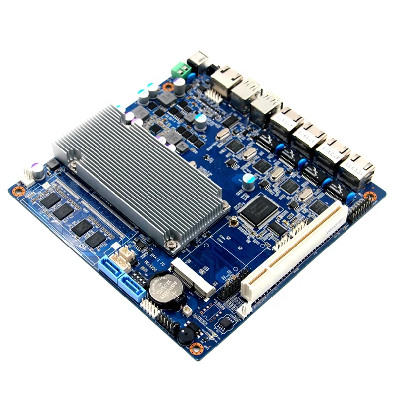 fanless 4 lan intel atom D2550 industrial mini itx firewall router server motherboard with onboard 4GB RAM
