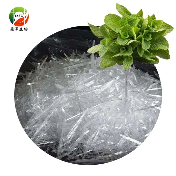 
menthol crystals 99% natural 89-78-1/menthol 25kg drum/menthol crystal plant extract 