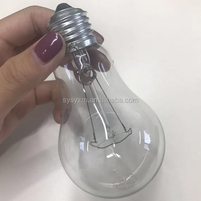 Professional factory supply vintage edison E27 110V 60w GLS shell clear incandescent lamp light bulb bombillas