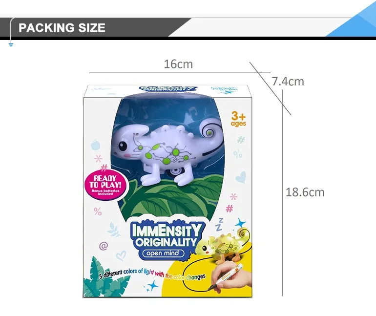 Newest chameleon robot line follower toy