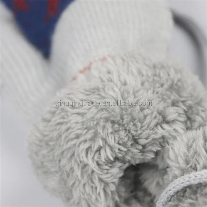 Winter Baby Boys Girls Knitted Gloves Warm Mittens Gloves for Children Toddler Kids