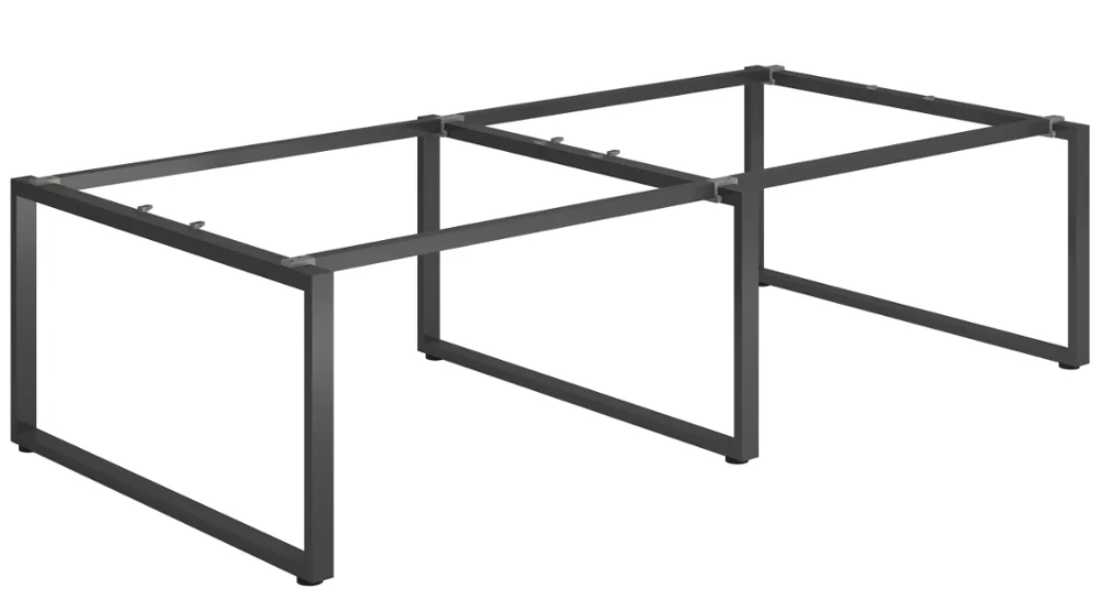 Modern Commercial Office Furniture Parts Table Legs Table Frame Durable Workstation Cable Management Steel Workstation Desk Iron