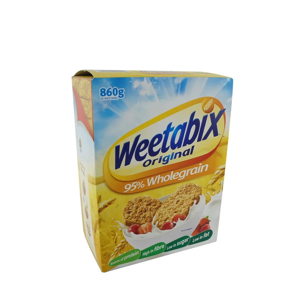 Custom Paperboard Printing Cereal Oat Box Packaging