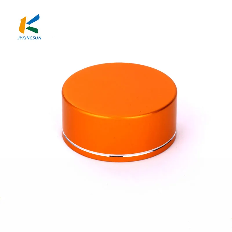 42/410 cosmetic jar lid aluminum screw cap/aluminum cover for cosmetic packaging