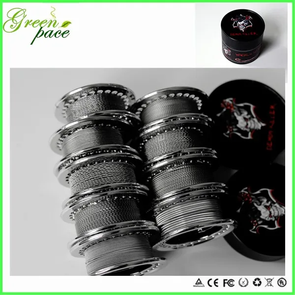 Demon Killer Claption/Quad/Hive/alien/fused clapton/Twisted RDA Pre Coiled Wire for wholesale