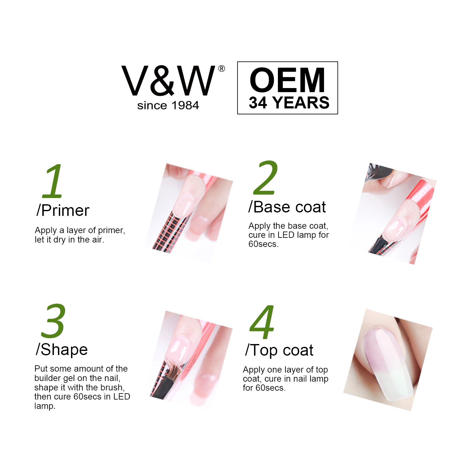 
OEM NO Burn Strong Soak Off Jelly Builder Gel Factory Wholesale Long Lasting 