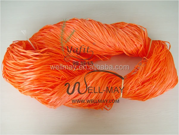 
Rayon raffia (YAFIT yarn) 4000D Dyed Hank factory supply 
