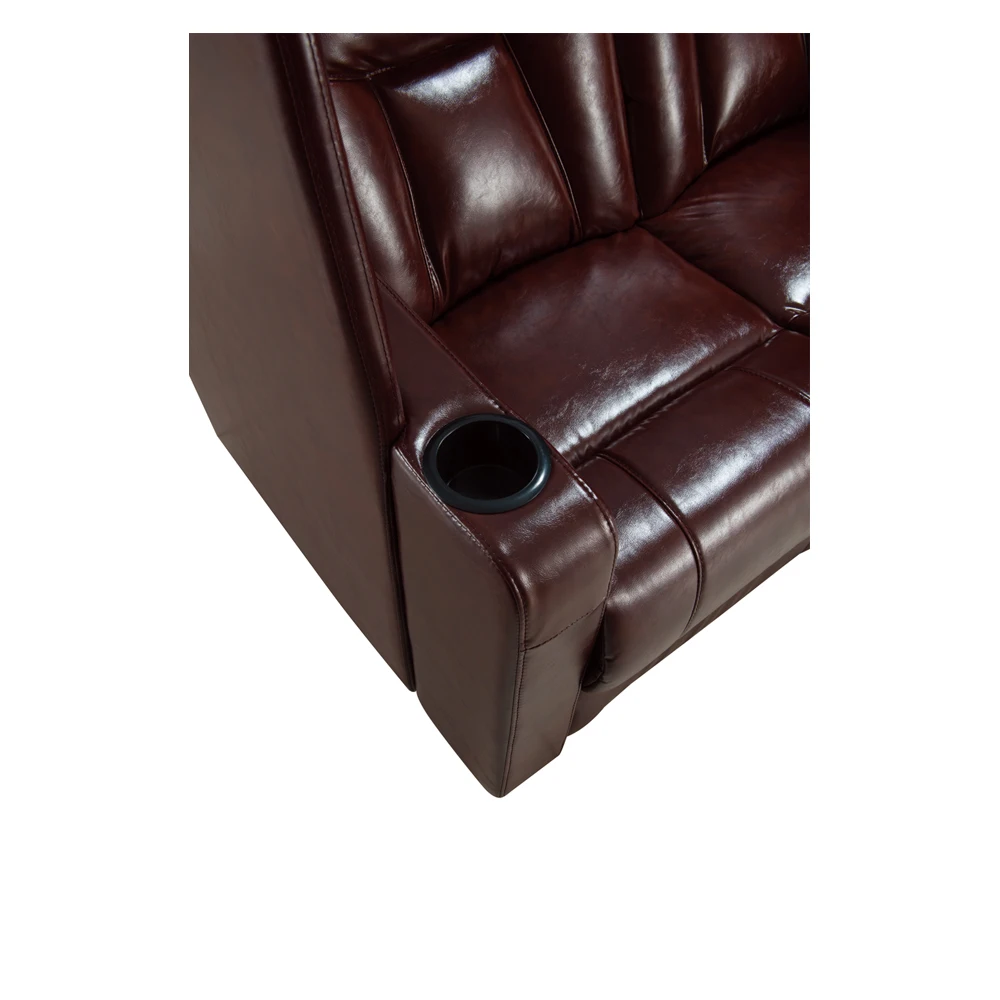 high quality Theater furniture fabric cinema love seat
